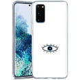 thumbnail image 1 of TalkingCase Slim Phone Case Compatible for Samsung Galaxy S20 FE 4G/5G,(Not S20),Evil Eye Print,Lightweight,Flexible,Soft, USA, 1 of 7