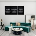 thumbnail image 2 of Inspirational Grind Wall Art for Home Office Workplace, Perseverance Leader Canvas Quotes Motivate Success Positive Poster Framed Motivation Gift for Friends Entrepreneur Ready to Hang, 2 of 6