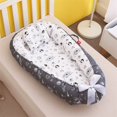 thumbnail image 1 of Nido de dormir extraíble para cama de bebé, cuna con almohada, corralito de viaje, colchón de cuna infantil Fivean unisex, 1 of 2