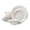 White, variant on Oneida Ridge White 12-Piece Stoneware Tableware Set (Service for 4)