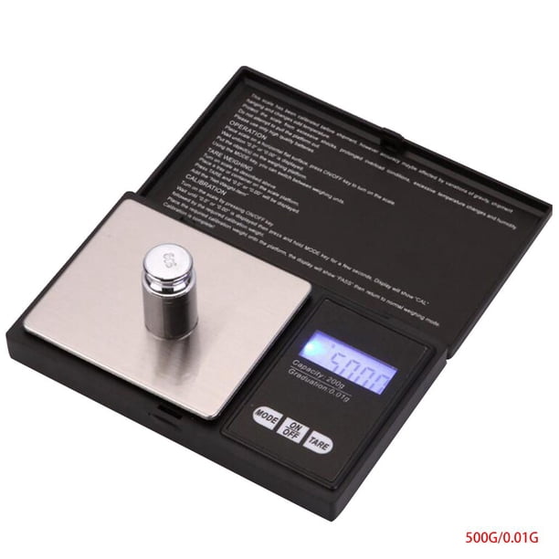 Balanza de bolsillo digital con retroiluminación LED de alta precisión Mini balanza electrónica de pesaje de joyería Speravity JJ18457-06