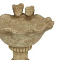 thumbnail image 2 of Ivina Bird Bath Feeder, Brown Terracotta, Cute Decorative, 16 Inch, 2 of 5
