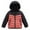 Pink, variant on Ruyang Teen Boys Winter Quilted Puffer Jacket Girls Padded Warm Coat Mock Neck Zip Up Lightweight Hooded Down Outerwear