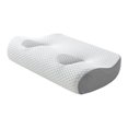 thumbnail image 1 of GROWTH TANK Ear Pillow with Holes Breathable, Comfortable, Soft, Ergonomic, Memory Foam Neck Gray, 1 of 9
