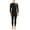 Black, variant on RXMEKW Mens Base Layer, Solid Color Casual Thickened High Elastic Warm Base Layer Set