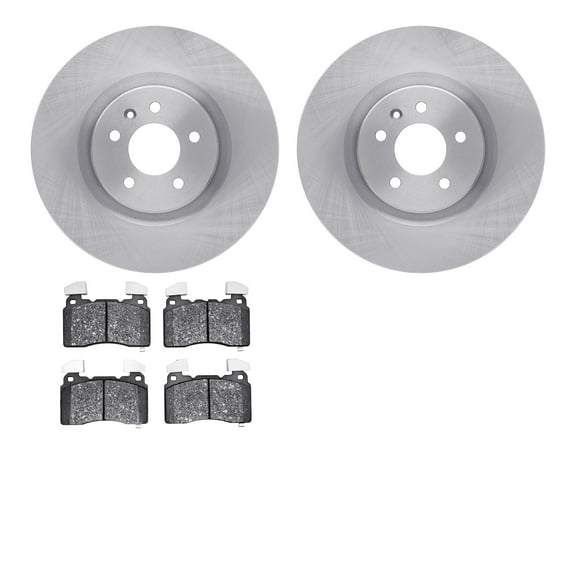 Dynamic Friction Company Front Brake Rotors with 5000 Advanced Brake Pads 6502-46260