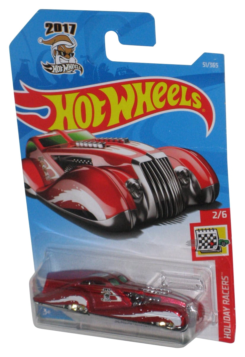 Hot Wheels 2017 Red Screamliner Holiday Racers 26 Toy Car 51365