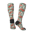 thumbnail image 4 of Fotbe Rose Flowers print Women's Men's Novelty Crew Socks Cotton Socks Knee High Socks for Walking,Running,Nurses,Pregnancy, 4 of 9