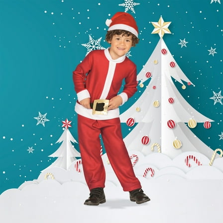 Northlight Santa Claus Boy's Christmas Costume - 4-6 Years