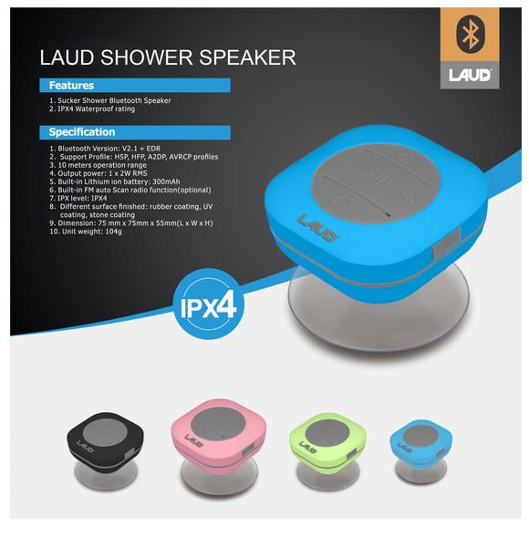 Laud shower store speaker