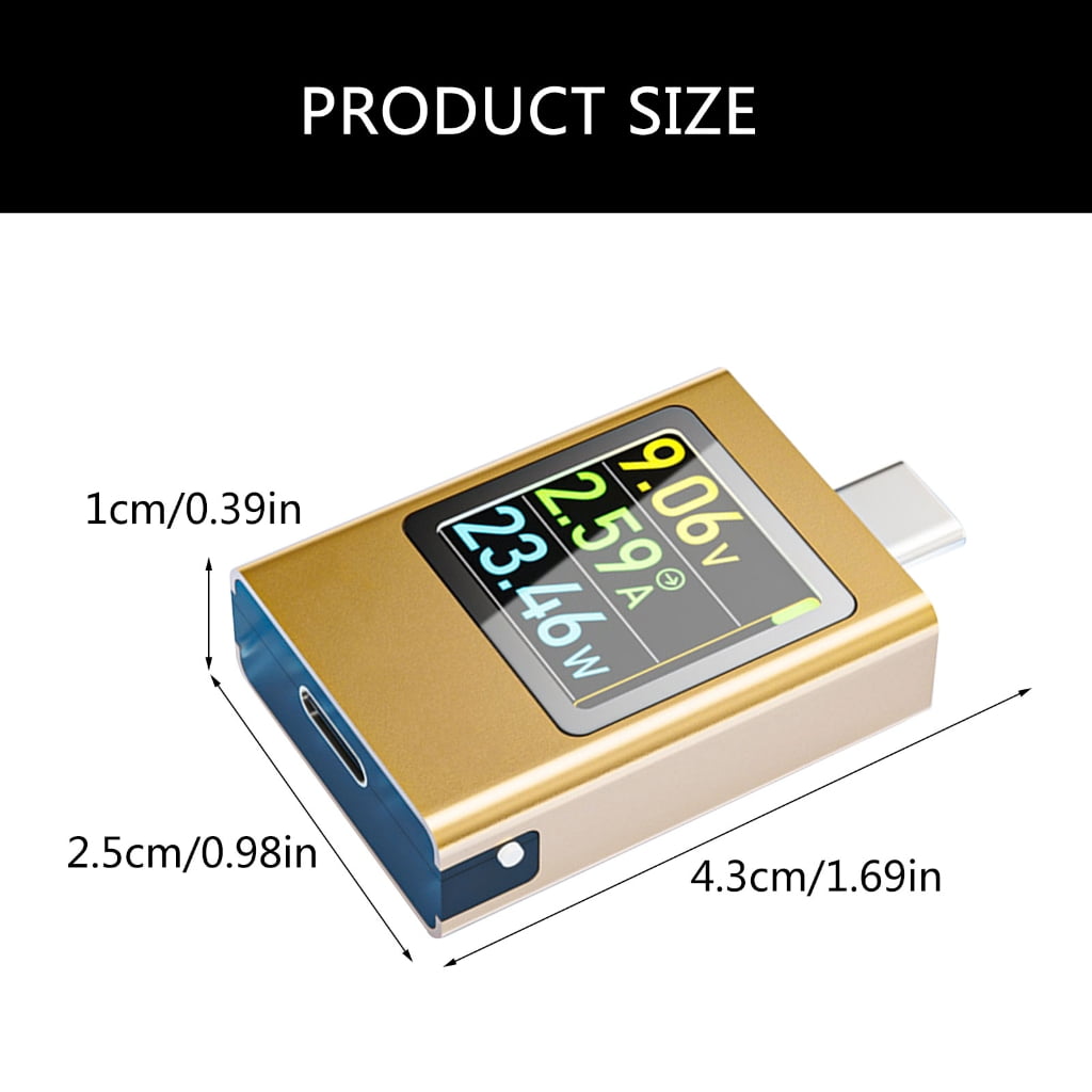 Yokua Digital Multimeter Charging Analysis With Voltage Wattage Current Tester Meter