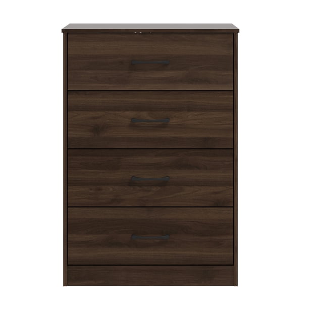 dark brown 4 drawer dresser Mainstays 4-Drawer | Heavy-duty storage units for Size:6T