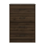 Mainstays Ardent 4 Drawer Dresser, Dark Walnut