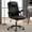 Black, variant on Executive Office Chair, Ergonomic PU Leather Computer Chairs, Executive Breathable Desk Chair with Padded Flip-Up Arms, 360 °   Swivel Rolling Chair Comfy Padded for Working Studying Gaming (Black)
