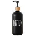 thumbnail image 1 of Dispensador de loción Aeakey, de cristal, recargable, color negro mate, 1 of 6