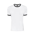 thumbnail image 1 of Next Level - Camiseta de algodón para adultos unisex (Blanco/Negro), 1 of 2