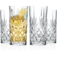 thumbnail image 2 of Barski Highball Glass - Drinking Glasses - Set of 4 - Hiball Tumblers - Glass Crystal Tumbler - for Water, Juice, Beer, Mixed Cocktails, Mojito Glass, Tom Collins Bar Glassware, 12 oz, Made in Europe, 2 of 7
