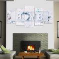 thumbnail image 3 of 5 Pcs Unframed Canvas Art Print Painting Picture Home Modern Wall Hanging Decor, 3 of 6