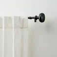 thumbnail image 4 of Martha Stewart Barrington 3/4", Adjustable Curtain Rod and Finial Set, Matte Black, 36'' - 66'' Long, 4 of 6