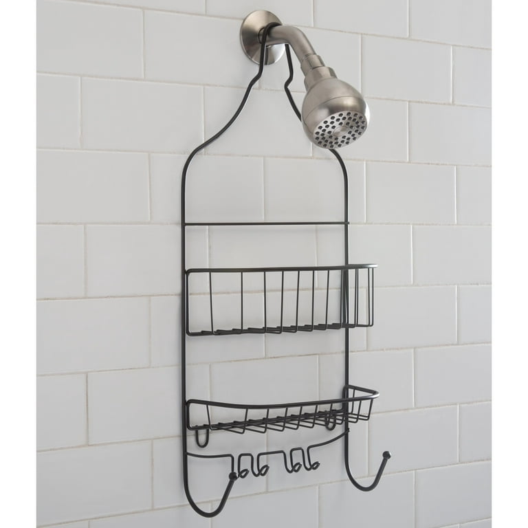 Doughlin Free-Standing Stainless Steel Shower Caddy Rebrilliant Finish: Silver