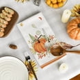 thumbnail image 4 of Sm:)e Orange Hello Pumpkin Leaves Fall Thanksgiving Kitchen Dish Towels 18x26 Inch Set of 2, 4 of 6