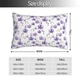 thumbnail image 2 of Kdxio Cotton Pillow Cases 16"x24" Pillowcases,Soft and Breathable Bedroom Pillow Cases-Orchids Flowers, 2 of 8