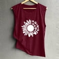 thumbnail image 3 of Ichuanyi Womens Tops, Summer Women's Fashion Casual Loose Sunflower Series Printed Sleeveless Tank Top, 3 of 4