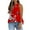 004 Red, variant on Summer Halter Tops for Women Boho Ruffle Hem Flowy Top Sexy Sleeveless Beach Vacation Tank Top