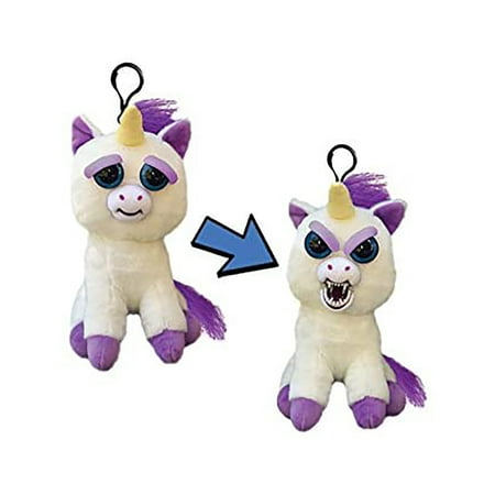 Feisty Pets Mini Unicorn Glenda Glitterpoop 4.5 Inch Plush Clip