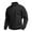 Black, variant on cfhntfmh Men's Half Zip Sweatshirt Slim Long Sleeve Lightweight Knitted Tops Casual Mock Neck Pullover Sweatshirts with Pockets