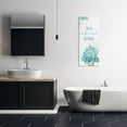 thumbnail image 2 of Stupell Industries Relax Refresh Recharge Turquoise Blooming Floral Succulent Country Painting Gallery-Wrapped Canvas Print Wall Art, 17 x 40, Design by Kim Allen, 2 of 6