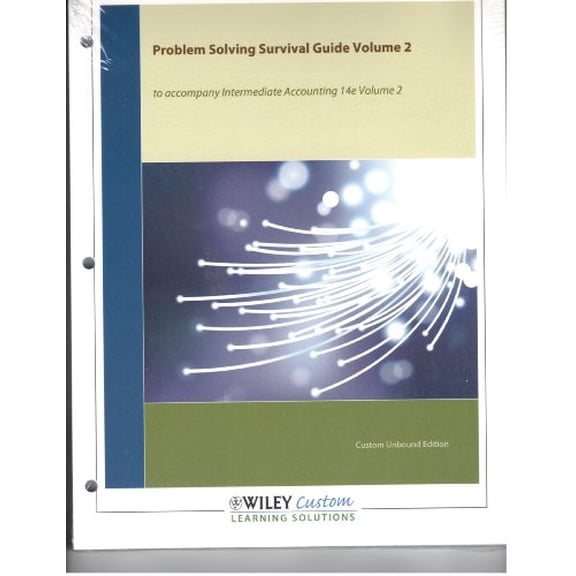 Pre-Owned Intermediate Accounting Problem Solving Survival Guide, Volume II: Chapters 15-24 (Paperback) 1118014480 9781118014486