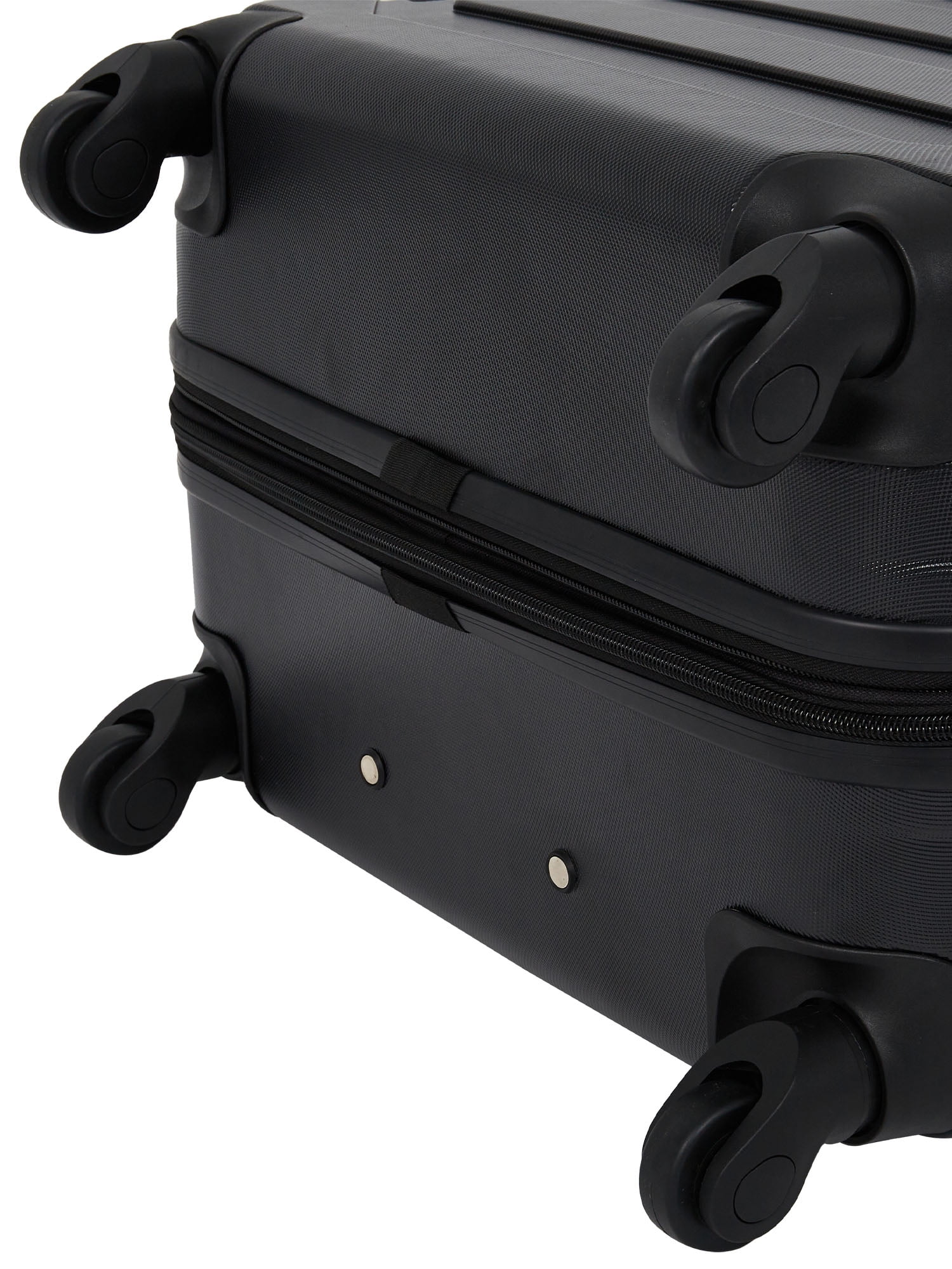 Wrangler 29-inch Large Expandable Rolling Spinner Upright, Black