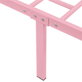 thumbnail image 4 of Alden Design Metal Platform Twin Bed with High Headboard, Adult, Pink, 4 of 9