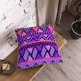 thumbnail image 6 of ZNDUO Throw Pillow, 18"x18" Bed Pillow and Couch Pillows - Indoor Decorative Pillows，Tribal Purple Seamless Throw Pillow, 6 of 8