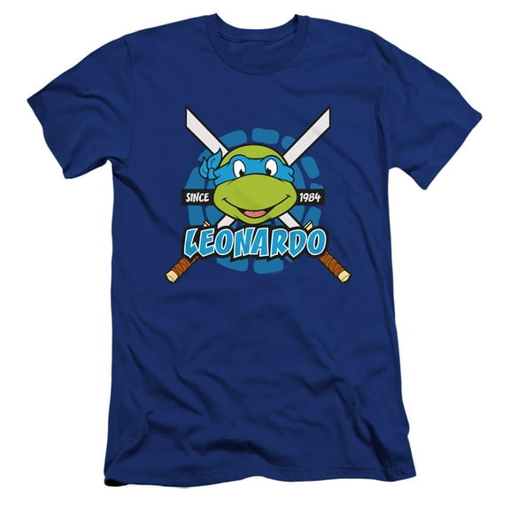 TMNT Teenage Mutant Ninja Turtles Leonardo Since 1984 Unisex Adult Canvas Brand T Shirt