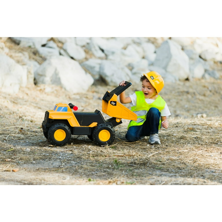 CAT Construction Toys, Play and Ride Transforming Steel Dump Truck