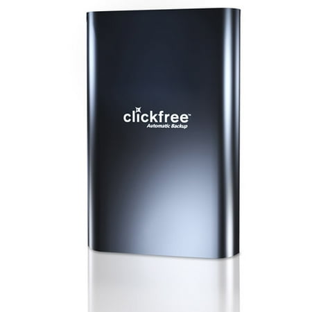Clickfree C2 Automatic Backup 1TB USB 3.0 External Hard Drive Compatible with Windows and Mac OSX 10.5 or later with Intel processor