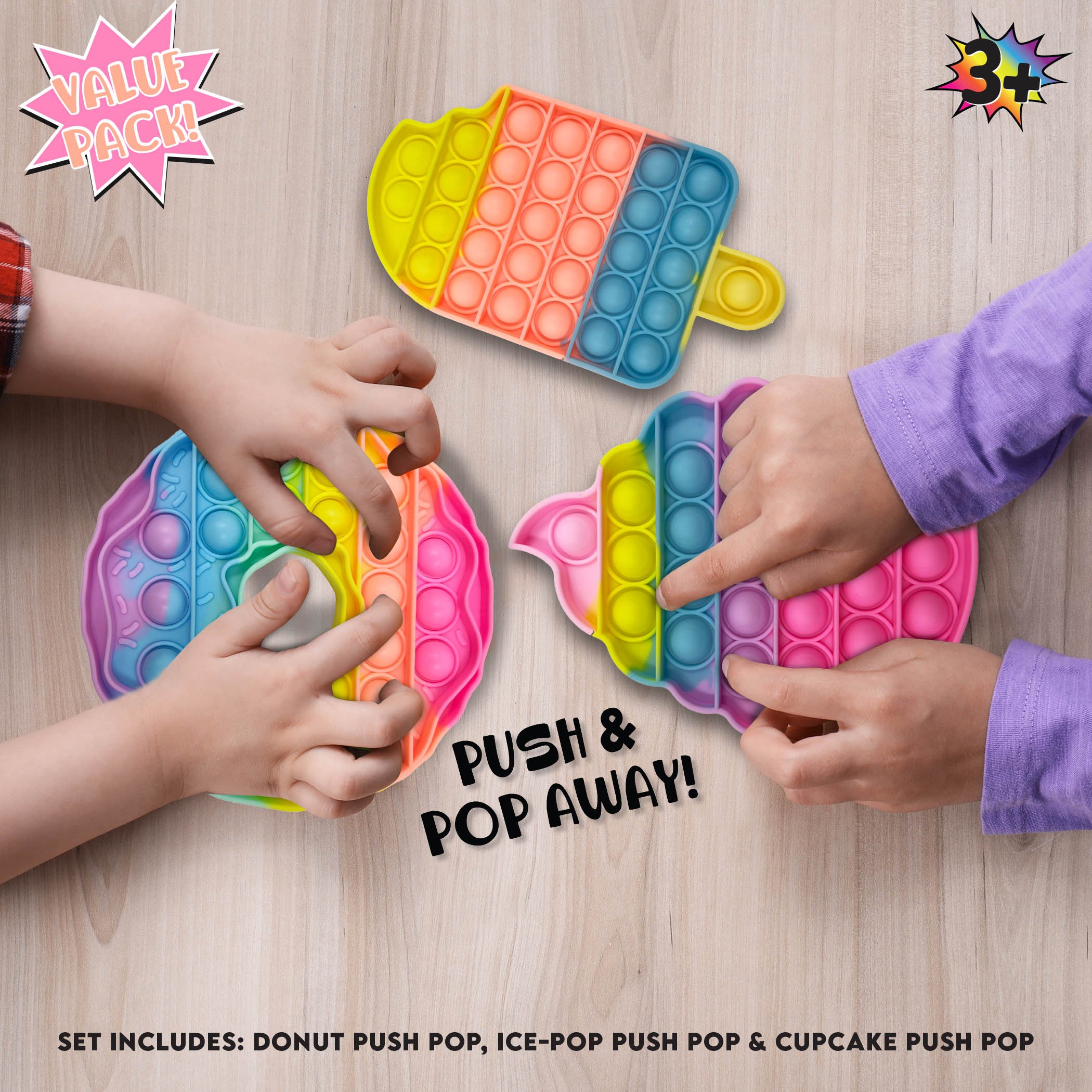 Fidget Fun Sweets Popper 3 Pack photo 3