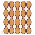 thumbnail image 2 of 11x11 Area rug, Cream wavy carpet, Handtufted rugs, Living, Bed, Kids, room Wool carpet, 2 of 10