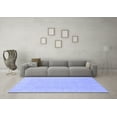 thumbnail image 3 of Ahgly Company Indoor Square Abstract Blue Modern Area Rugs, 7' Square, 3 of 4
