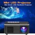 thumbnail image 1 of HD 1080P 60” Portable Home Movie Video Projector W/built In Speaker, 1 of 5
