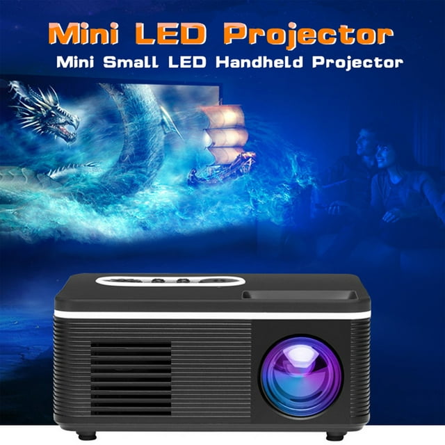HD 1080P 60” Portable Home Movie Video Projector W/built In Speaker