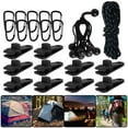 thumbnail image 5 of 10PCS Clips de lona para toldo Abrazadera a presión Perchas Tienda Camping Supervivencia Apretar herramientas Banners Navegación Muyoka Deportes, 5 of 5