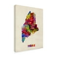 thumbnail image 3 of Trademark Fine Art Michael Tompsett Maine Map Canvas Wall Art - 35x47, 3 of 5