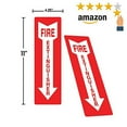 thumbnail image 3 of Fire Extinguisher Stickers, 4.25" x 11", 10 Pack, Durable, Self-Adhesive Decals, UV Protected and Waterproof, 3 of 3