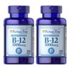 (2 pack) Puritan's Pride Vitamin B-12 1000 mcg Timed Release-250 Caplets