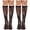 Flower, variant on 5 Pairs Women's Fishnet Mesh Knee High Stockings Lace Hollow out Sheer Calf Socks for Women