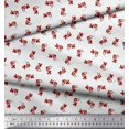 thumbnail image 2 of Soimoi Poly Georgette Fabric Bubbles & Fish Ocean Print Sewing Fabric Yard 52 Inch Wide, 2 of 2