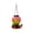 Pink, variant on Clearance! Soovim Solar Powered Hanging Bird Bath, Outdoor Fountain for Garden Patio, Orange 40x20cm